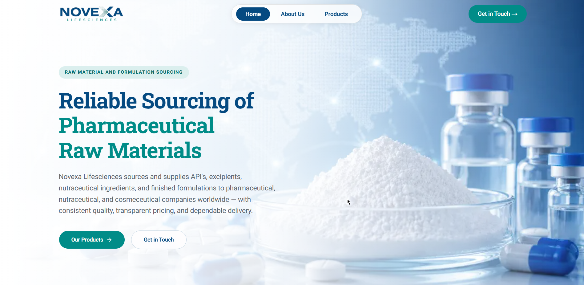 Novexa Lifesciences screenshot